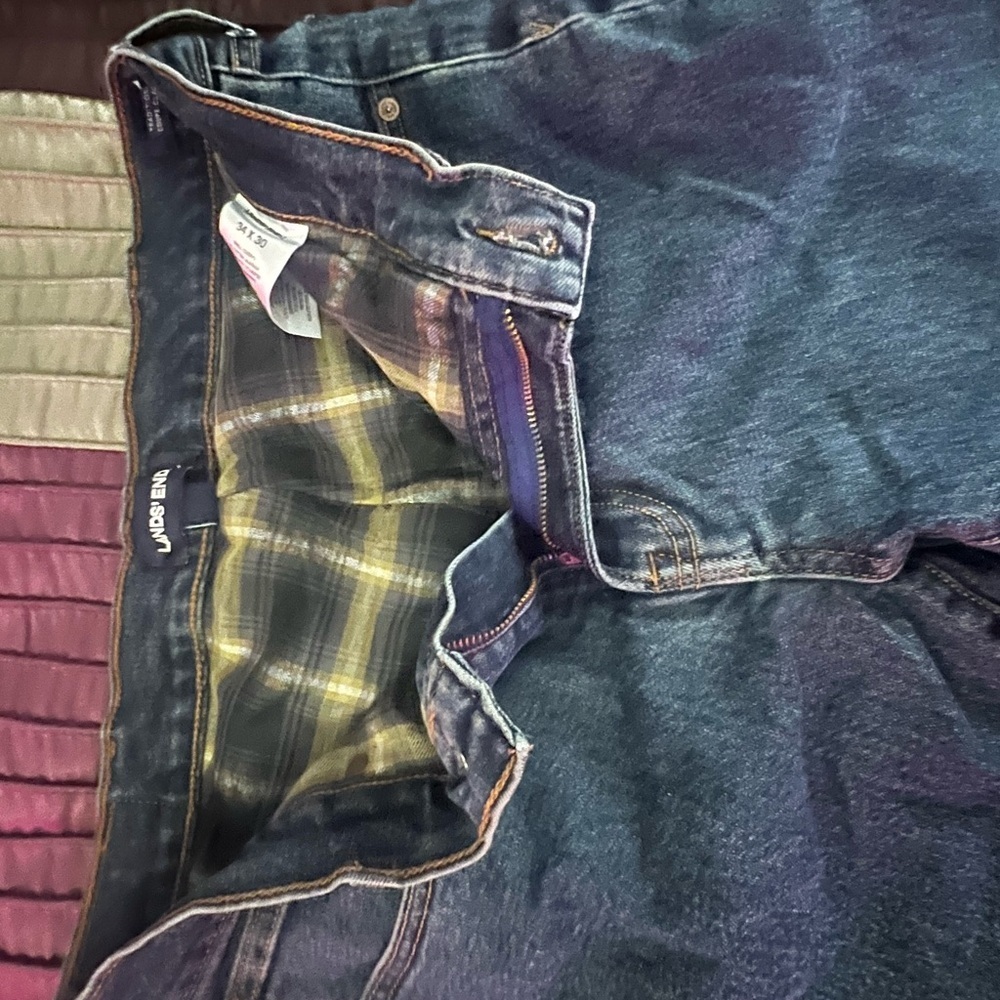 Men's Corduroy Pants — Classic Navy Blue Straight Fit - Picture 5 of 6